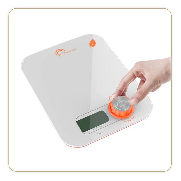 Kitchen scale, Kinetic Flower, Orange, Without battery - Ref 8346