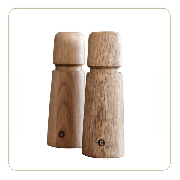 Salt or pepper mill, Stockholm light oak - Ref 070280-2002