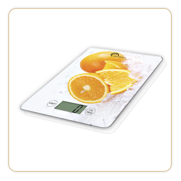 Slim Orange kitchen scale - Ref 8090