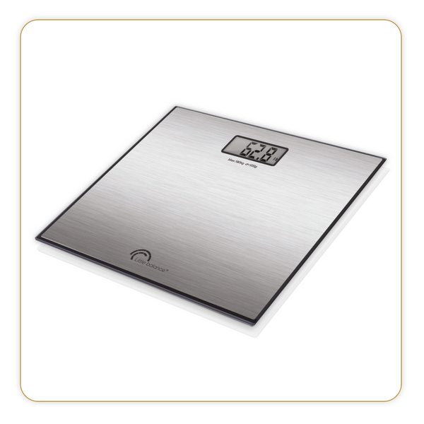 Bathroom scale, Exclusive stainless steel - Ref 8159