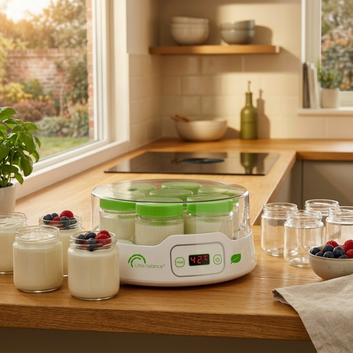 Yaourtière électrique 7 pots verre - Électroménager Yaourtière électrique 7 pots verre - Électroménager