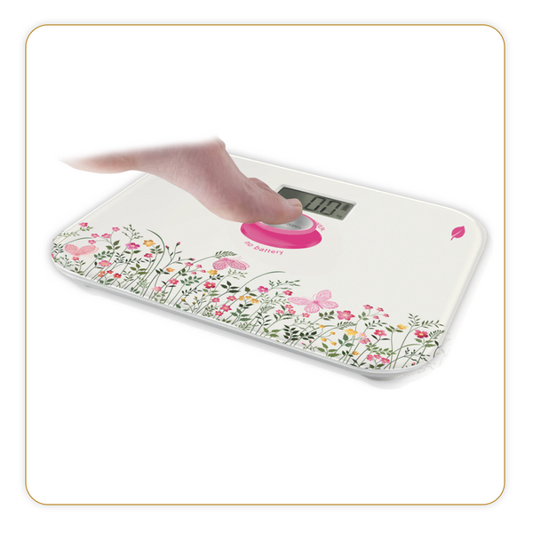 Bathroom scale, Kinetic Floral, without battery - Ref 8328