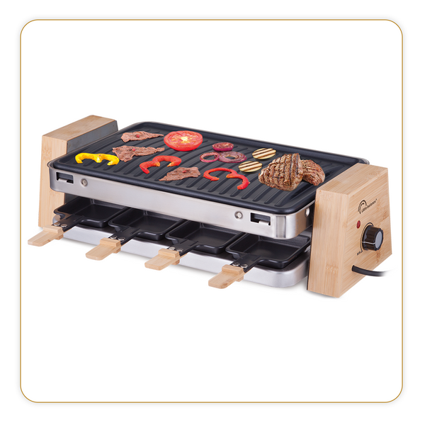 Raclettegerät, Wood 8, Holz - Ref 8388