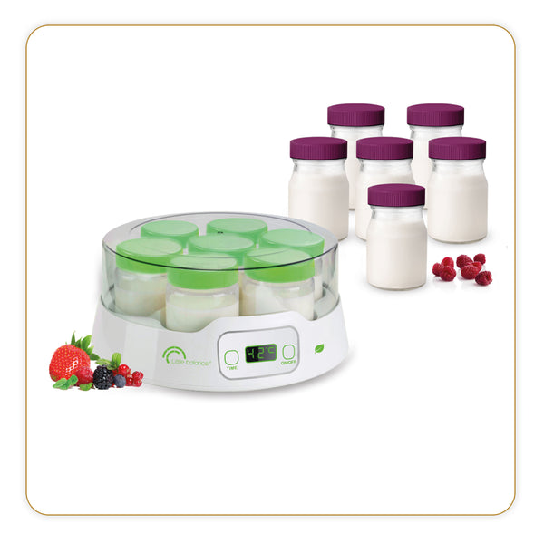 Digital yogurt maker 7 pots + 6 pots, Coffret Yogurt 7 - Ref 8487