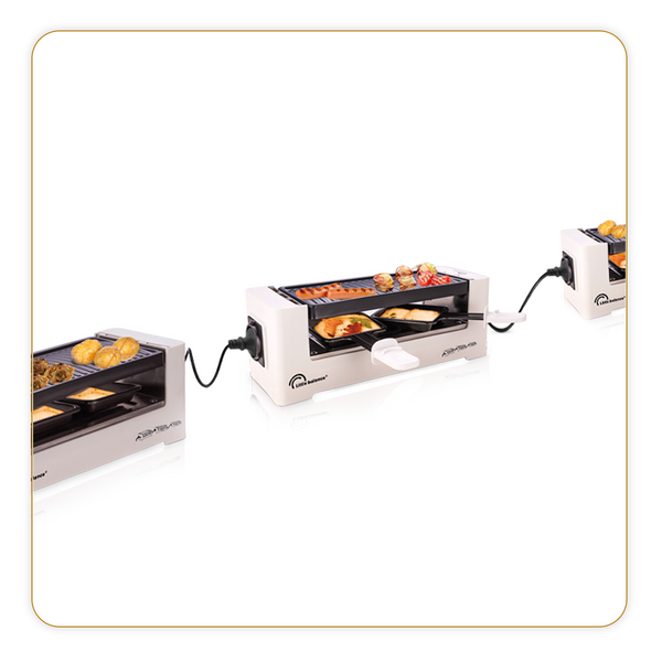Macchina per raclette, Easy Connect, collegabile - Cod. 8499