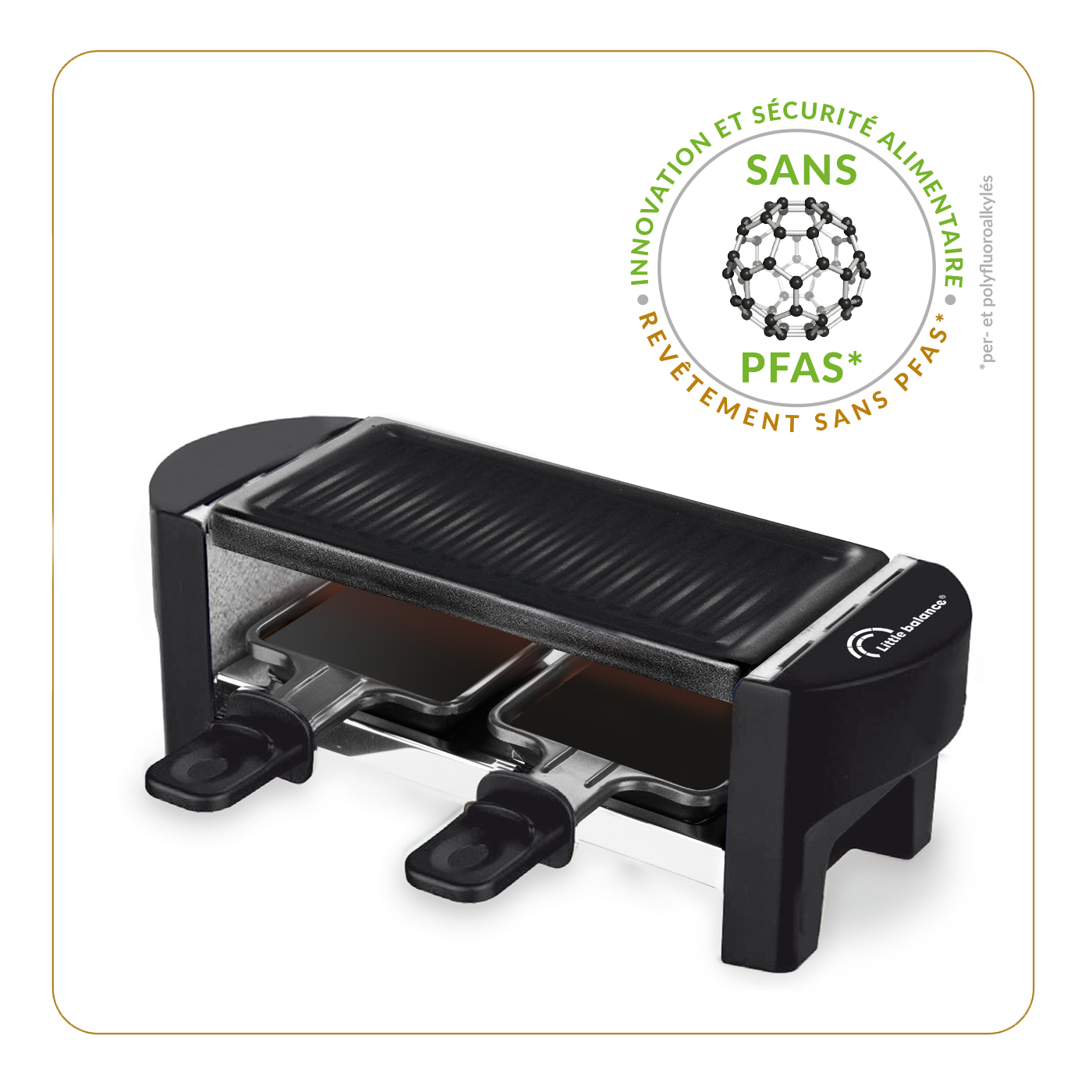 Raclette machine, Black Jura 2 - Ref 8559 - Little balance - Scales and ...