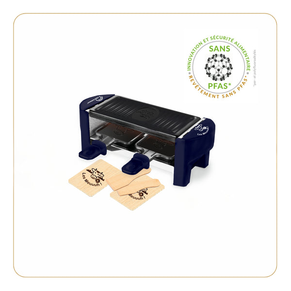 Appareil à Raclette, Meuuuh Duo, Bleu nuit - Ref 8616