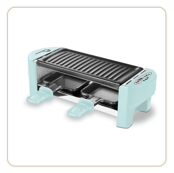 Raclette machine, Meuuuh Duo, Water green - Ref 8617
