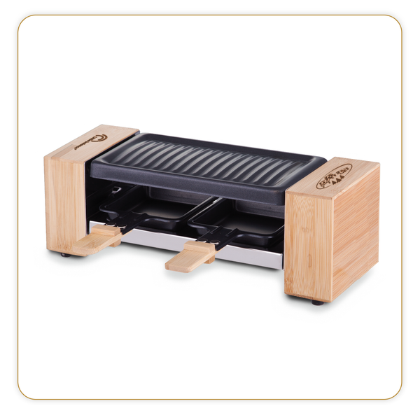 Raclette apparaat, Meuuuh Duo, hout - Ref 8618