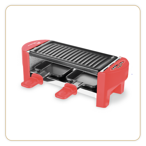 Raclette apparaat, Meuuuh Duo, Brick Red - Ref 8631