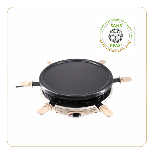 Appareil à Raclette, Happy Cheese Trio, Muscade - Ref 8692