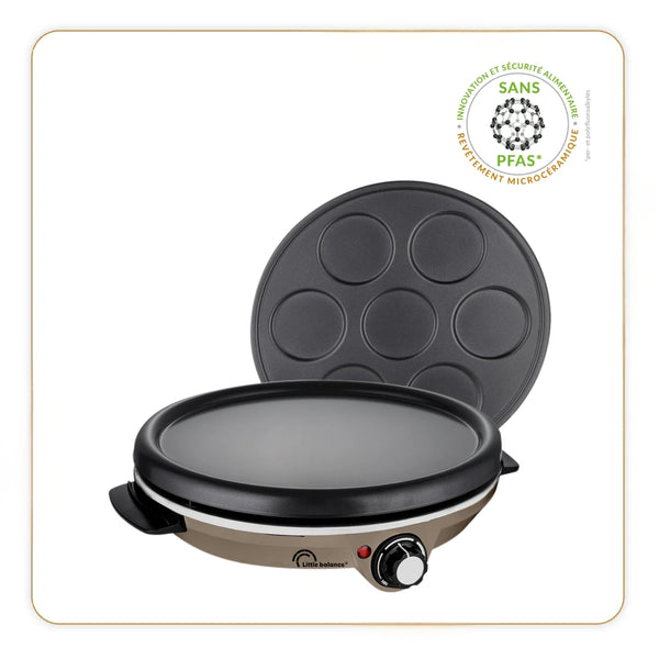 Crêpière, Duo 1000, Muscade - Ref 8694