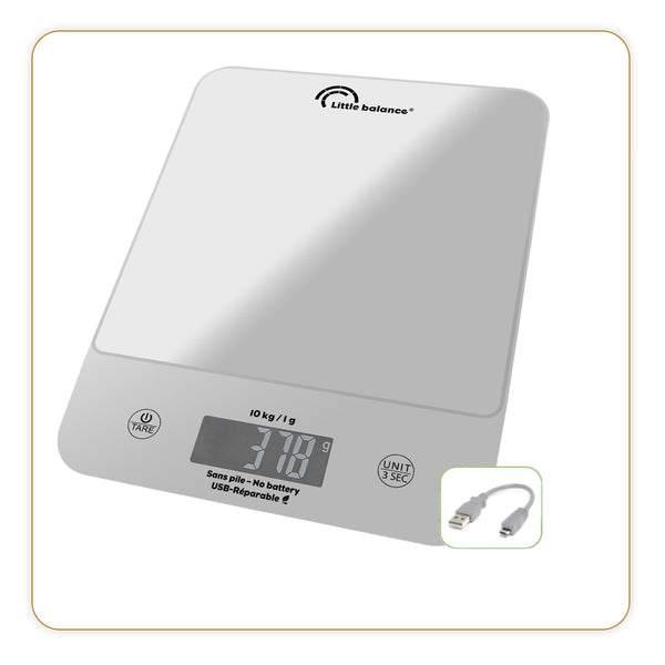 Kitchen scale, Happy Genius 10 Silver USB, without battery - Ref 8708