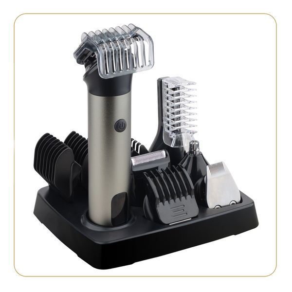 Tondeuse digitale barbe, cheveux et corps 6 en 1, Multi 6 Barber - REF 8789