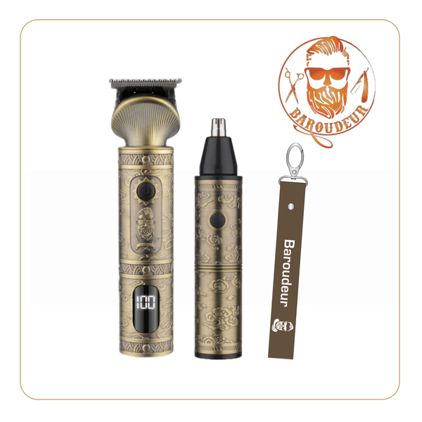 Coffret Beauté Baroudeur, Tondeuse Barber Pro & Precision Explorer - Ref 8937