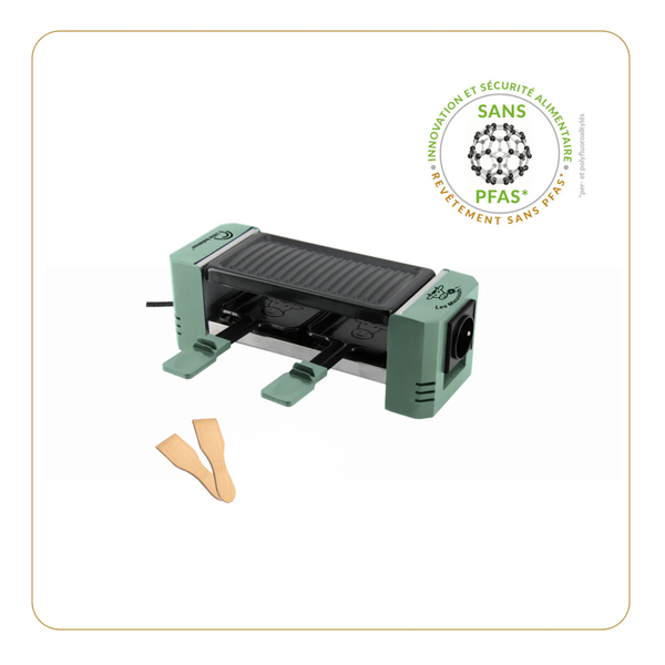 Appareil à raclette, Happy Connect 2 Meuuuh, Sapin - Ref 8949