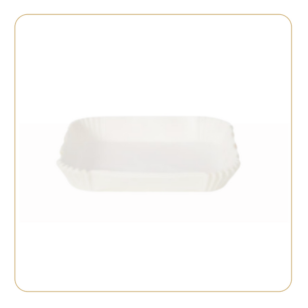 Lot de 50 barquettes en papier sulfurisé pour Air Fryer, Easy Barquette 16 - Ref 8835