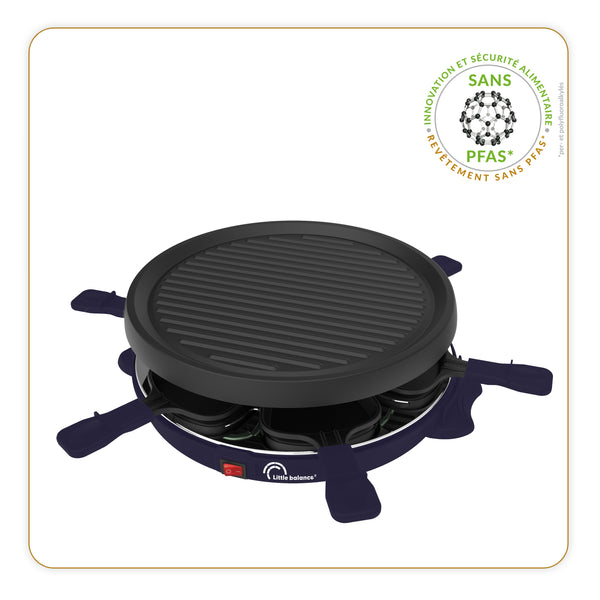 Raclette machine, Cheese & Fun 6, Midnight blue - Ref 8747